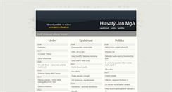 Desktop Screenshot of hlavaty-jan.cz